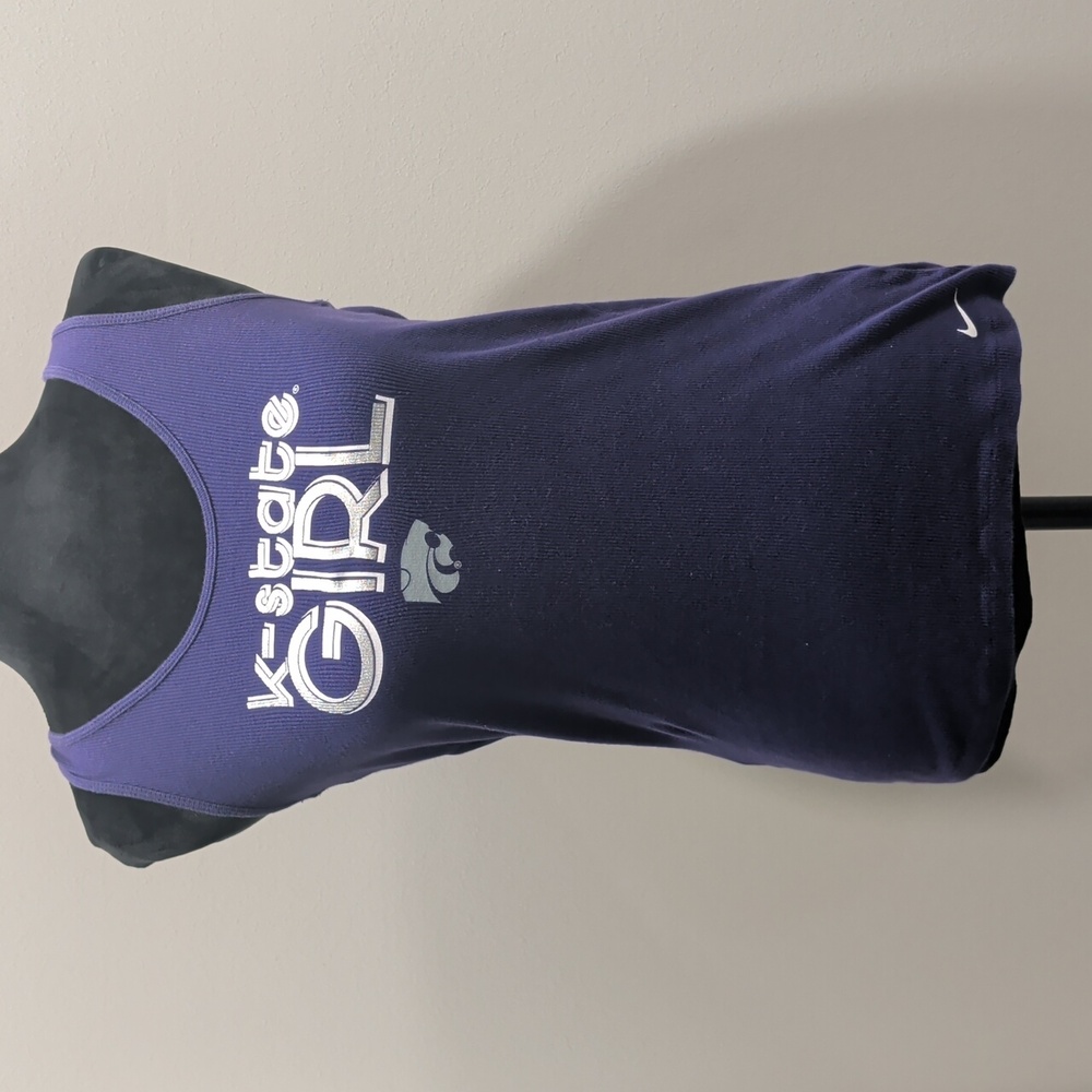 Nike K-State Girl Purple Ribbed Tank
